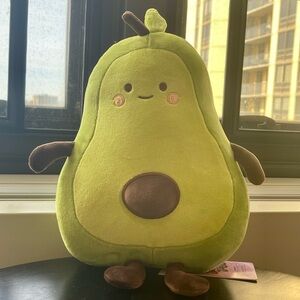Avocado Cuddle Me Plush Doll NWT